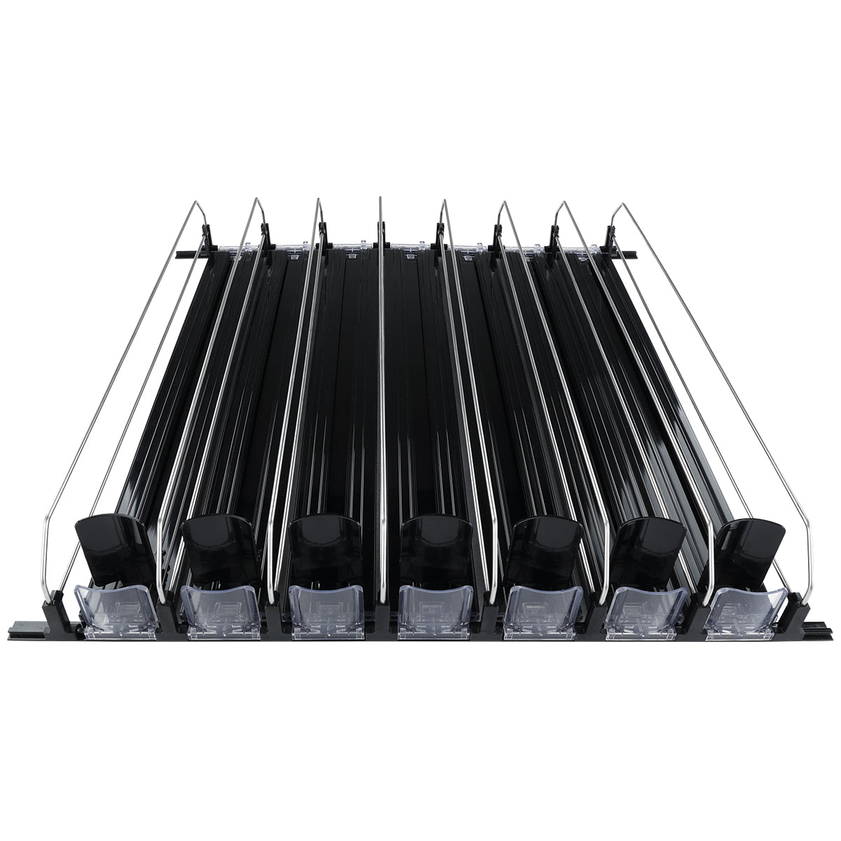 Optional Black 7 Lane Pusher Bundle Per Shelf Add-on Accessory Compatible with EGM-75B