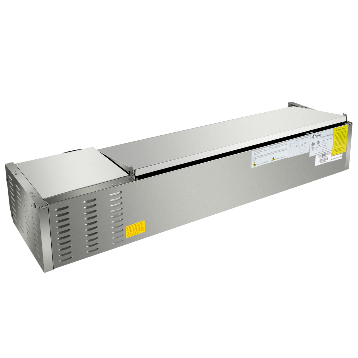 Empura Refrigeration E-KBRPS-55-S Refrigerated Countertop Prep Unit 55"W X 15-3/8"D X 11-15/16"H