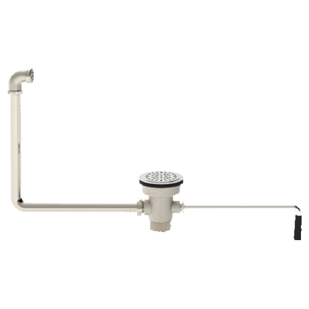GSW USA AA-307 Twist Handle Waste Drain 3-1/2" Sink Opening 2" Drain Outlet With Overflow