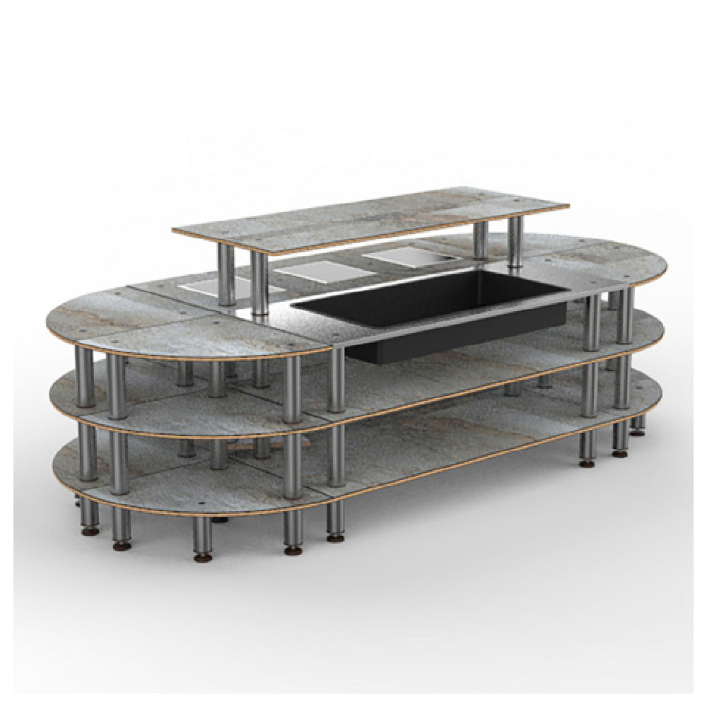 Steelite MGCMLD19GSXF Market Stand Mixed Materials (minimum = Case Quantity 1 Per Case) (repack Item)