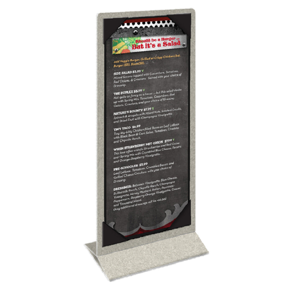 Menu Solutions ATT2S-BD Table Tent Holds 4-1/4" X 14" Inserts Double Sided