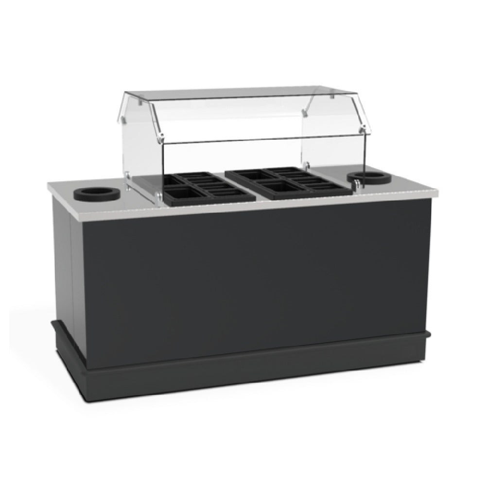 Iowa Rotocast Plastics Inc. 7515213 Condiment Cart Self-serve 70"W