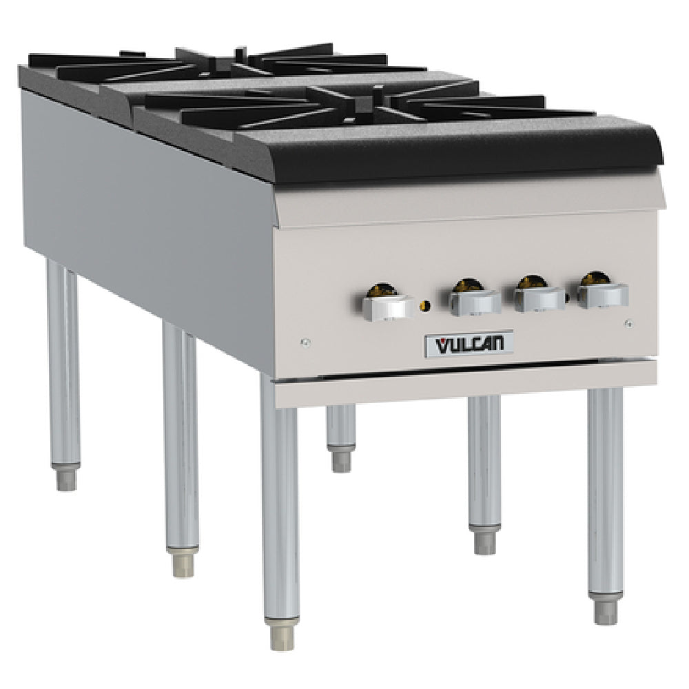Vulcan VSP200F-QS-PLATINUM_NAT (Quick Ship) Stock Pot Range Gas 18”W X 49”D X 23”H