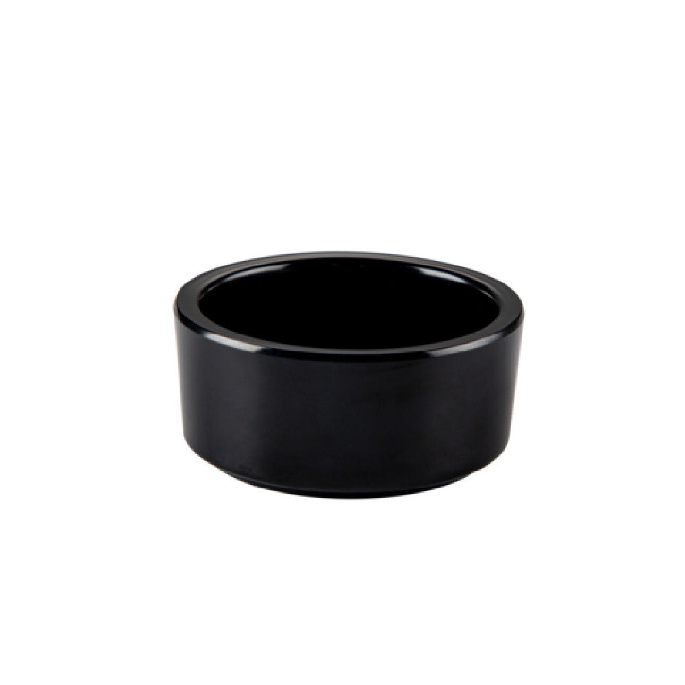 CAC China XRKF-2S-BLK Ramekin 2 Oz. 2-1/2" Dia.