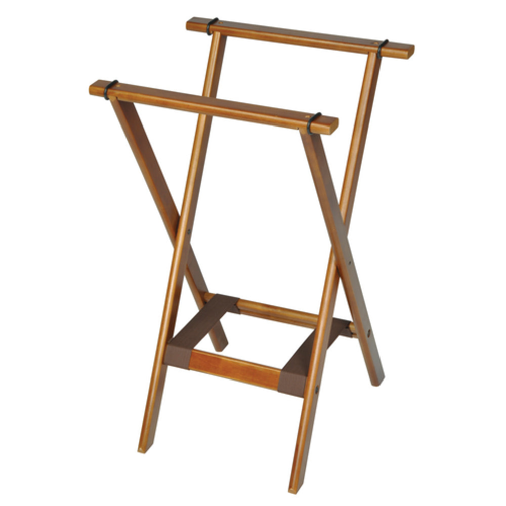 Central Specialties 1170BSO-1 Deluxe Tray Stand 18-1/2" X 17" Top X 30" High 2-1/4" Washable Brown Straps On Bottom Only