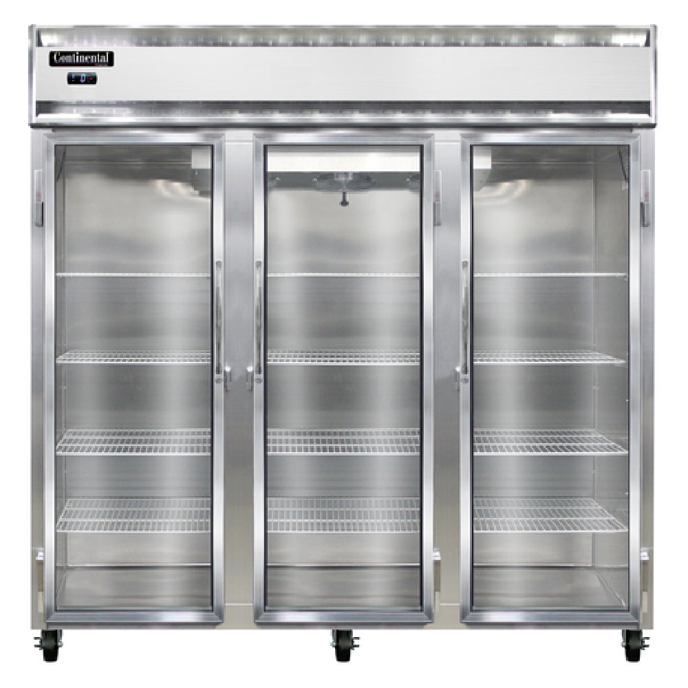 Continental Refrigerator 3FNGD Freezer Display Three-section