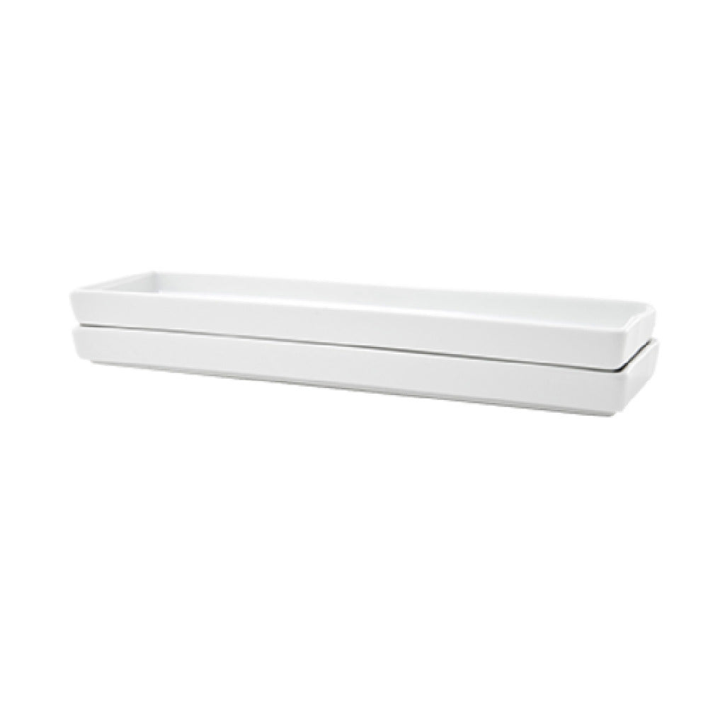 FOH SPT014WHP23 Mod® Server 9-3/4" X 2-3/4" X 3/4" Rectangular