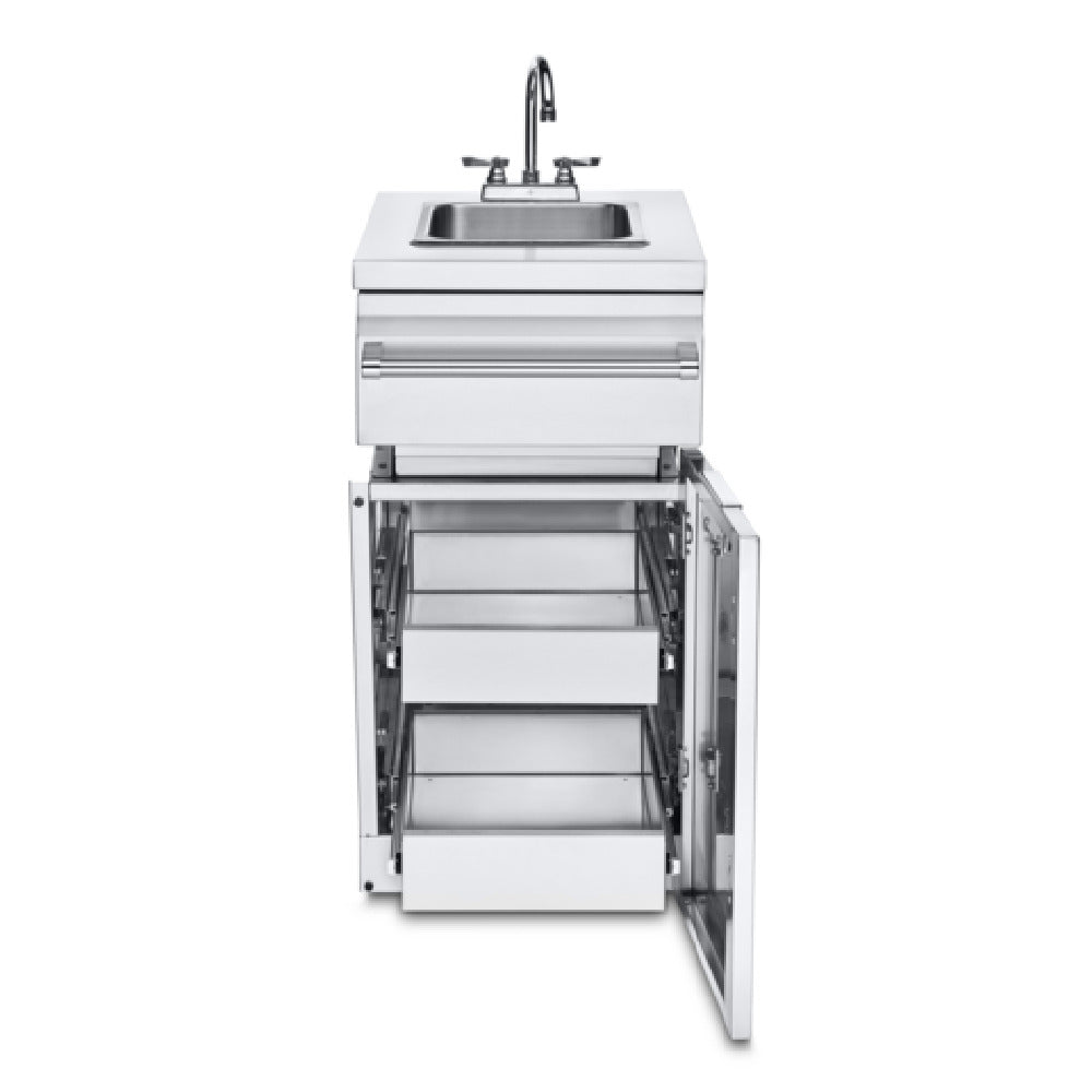 Crown Verity ICM-SK-2D Infinite Series Cabinet Module With Sink Comes With Two Single Drawers