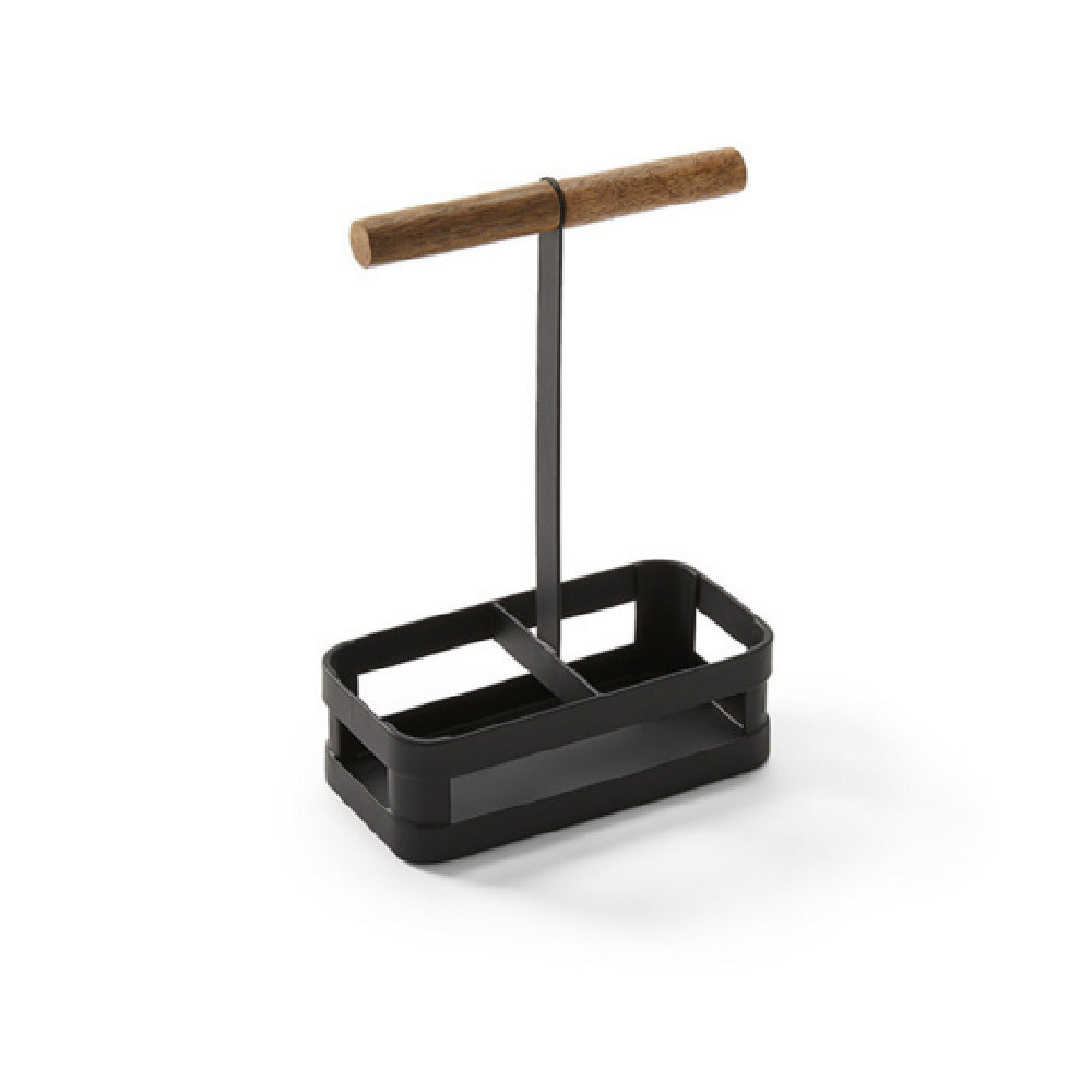 American Metalcraft WHCR6 - Iron & Oar Collection, Shaker Rack, 6" L X 3" W X 9" H