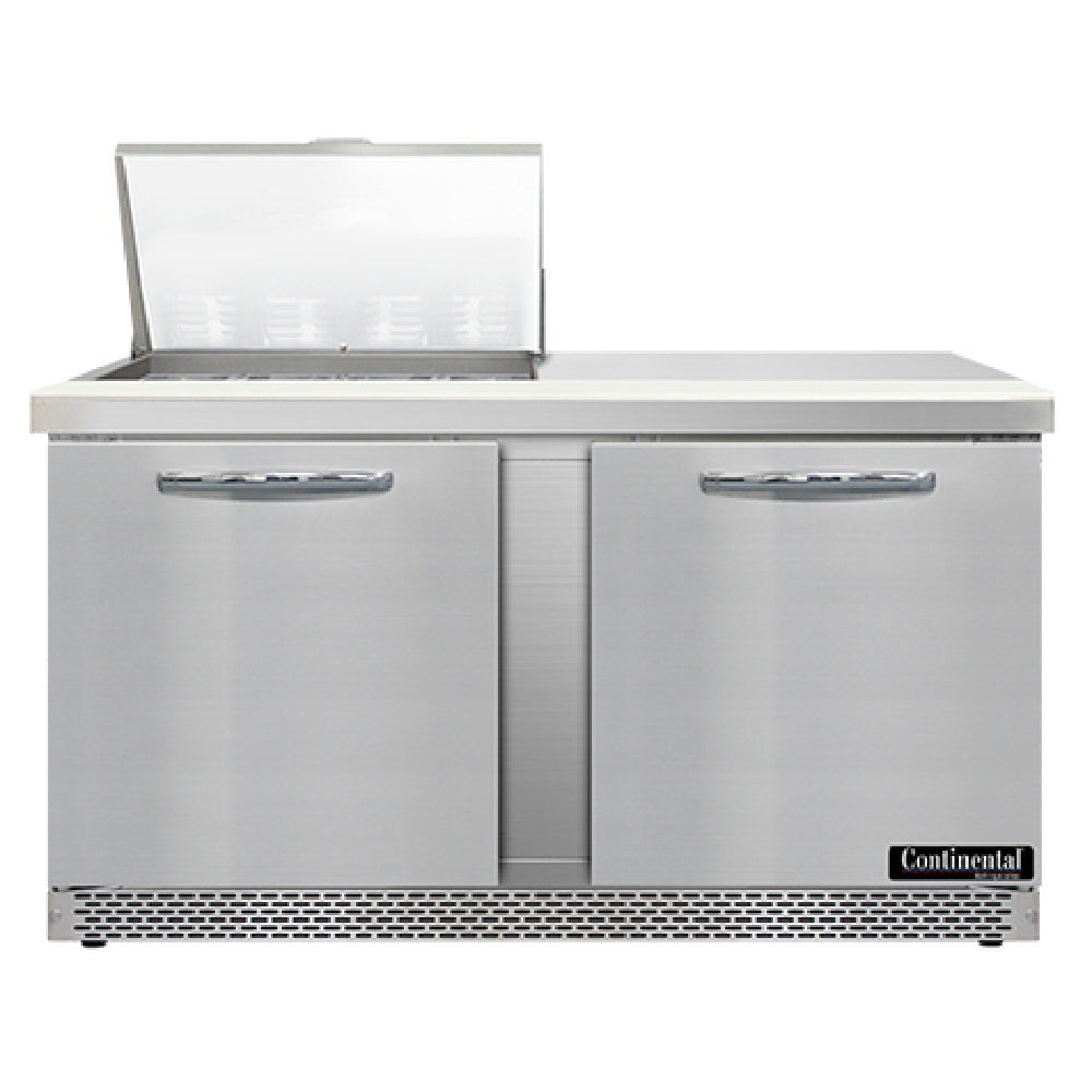 Continental Refrigerator SW60N12M-FB Mighty Top Sandwich Unit Front Breather 60"W