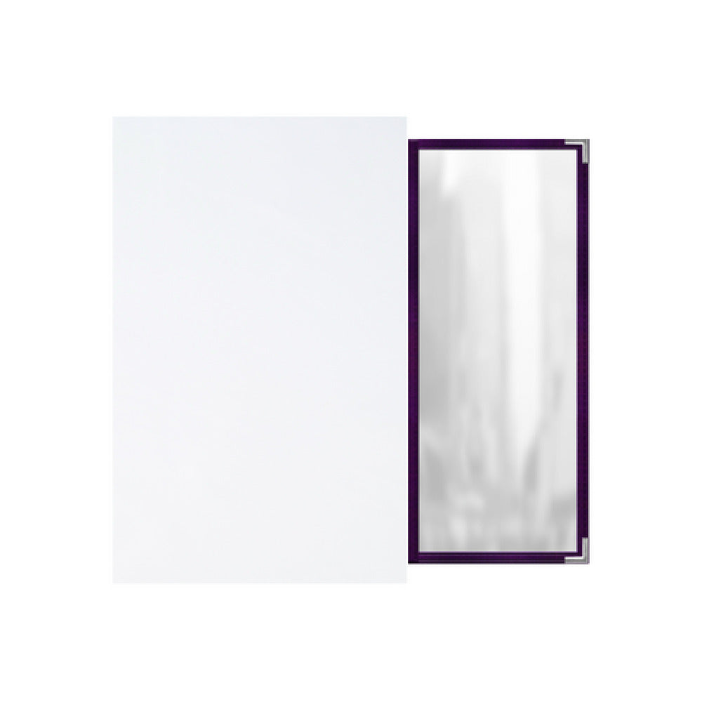 Risch SEWNAAP 4.25X11/8.5X14-NYLON Sewn Nylon Add-A-Page (specify Color) 4-1/4" X 11" Insert For 8-1/2" X 14" Menu