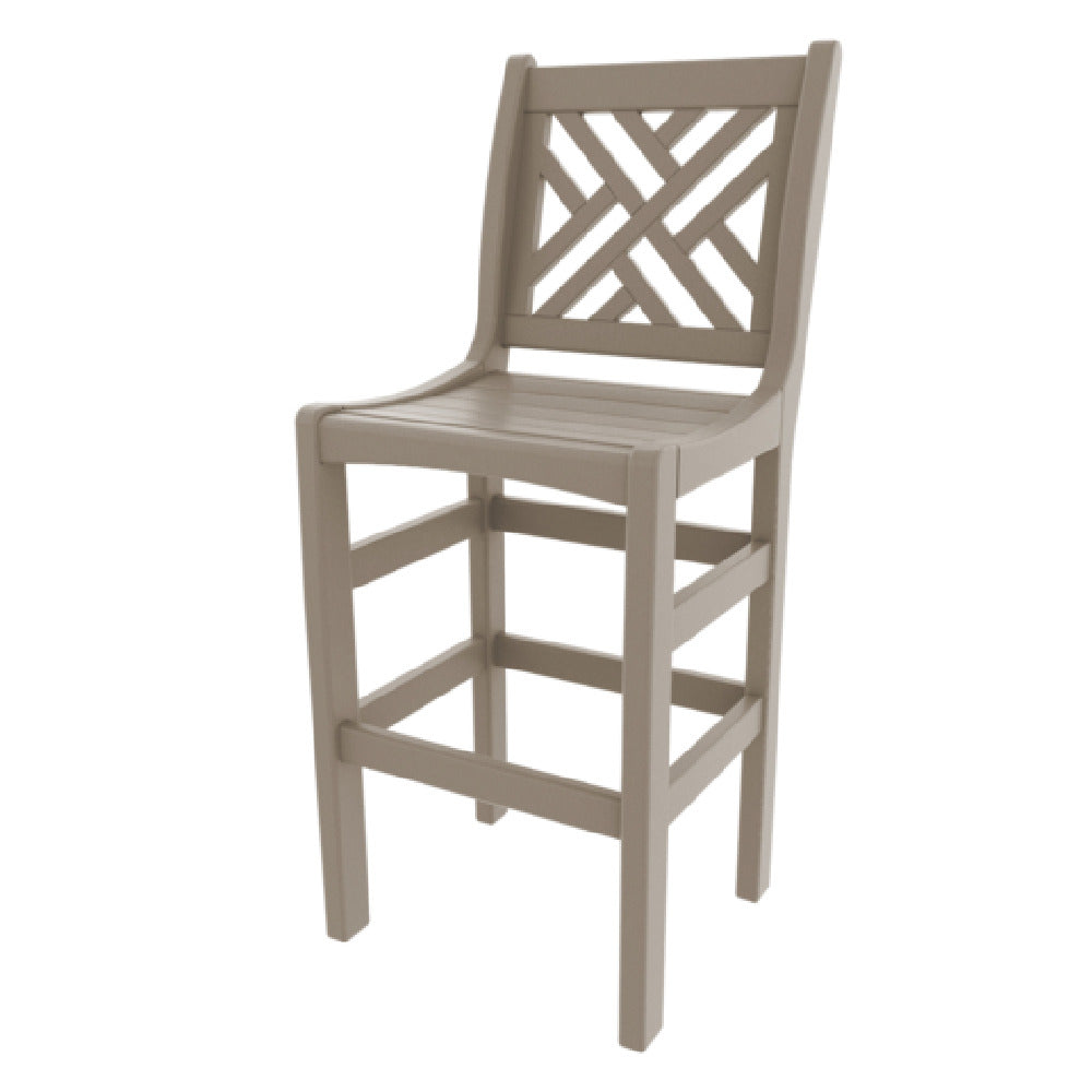Plantation Prestige 3250300-01 STD - Chippendale Barstoool W/o Arms, Standard Finish