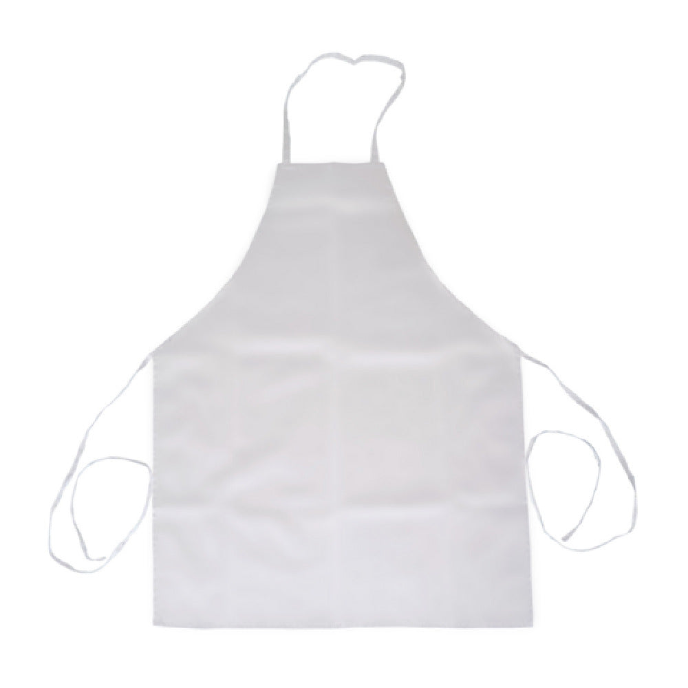 Thunder Group CA3226WH Chef Regalia Bib Aprons 32" X 26" Full-length Without Pocket
