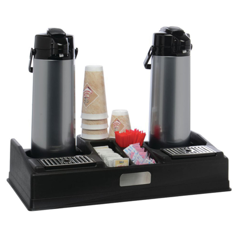 Hubert 11180 - Airpot Station, Double, 25-3/4" X 13-1/2" X 6-1/4"H