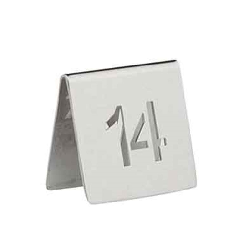 Bauscher Hepp 13.2451.0000 - Table Number Sign, 2-3/8"L (60mm), Square