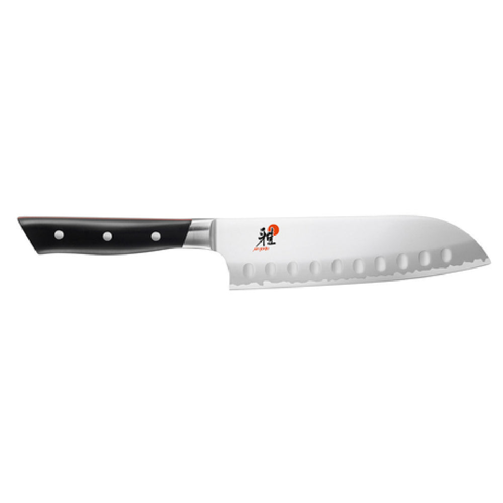 Zwilling 34028-183 Miyabi Evolution Santoku Knife 7" Hollow Edge