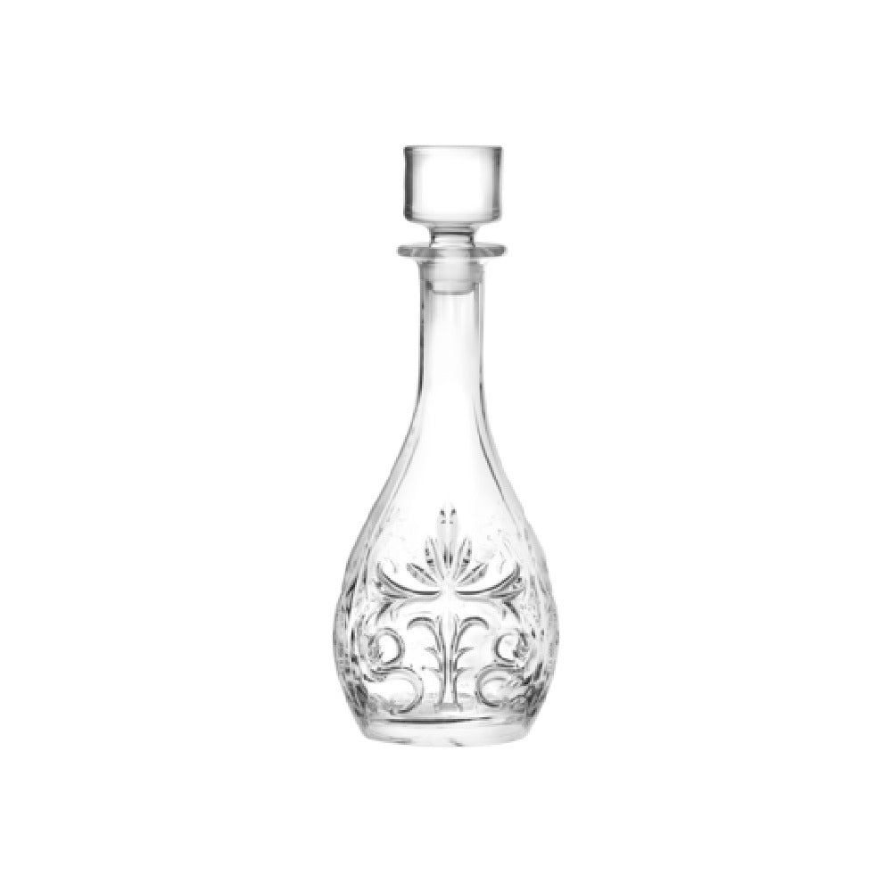 Steelite 676RCR383 Decanter Glass 32.0 Oz. (H 12-1/2" M 5" T 2" B 3-1/4") EcoCrystal