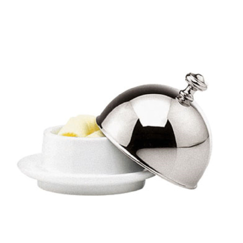 Bauscher Hepp 60.7480.0000 - Butter Dish, 3-9/16" Dia. (90mm) X 2-13/16"H (72mm)