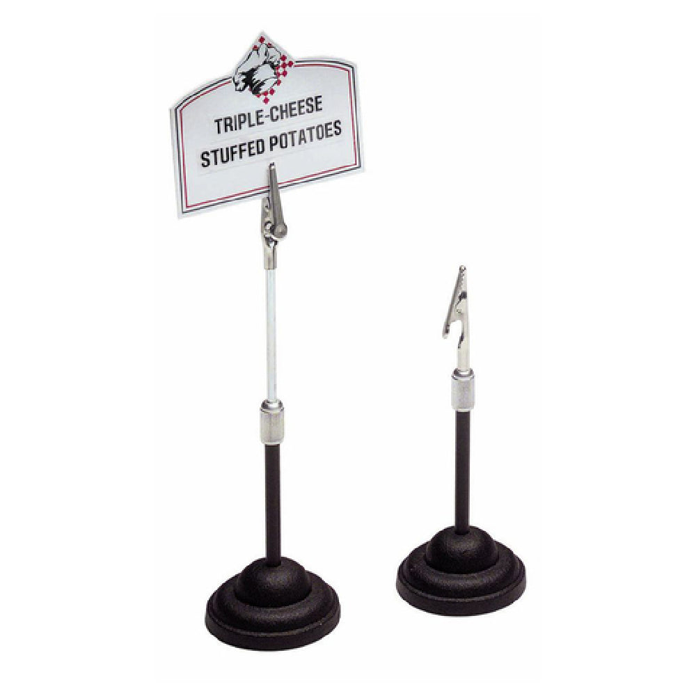 Hubert 20049 - Sign Holder, 2-1/4" Dia. X 6"H To 9"H, Adjustable Height