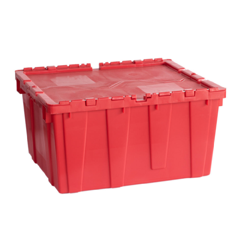 FOH BHO278RDT18 Smart Buffet Ware® 5 Gal Odin Coffee Urn Storage Crate Includes One BHO253RDT18 27.9" X 20.6" Storage Crate With Hinged Lid Red And One PHO006BKT18 5 Gal Odin Coffee Urn Storage Crate Circle/Rectangle Compartment Foam Insert Bl