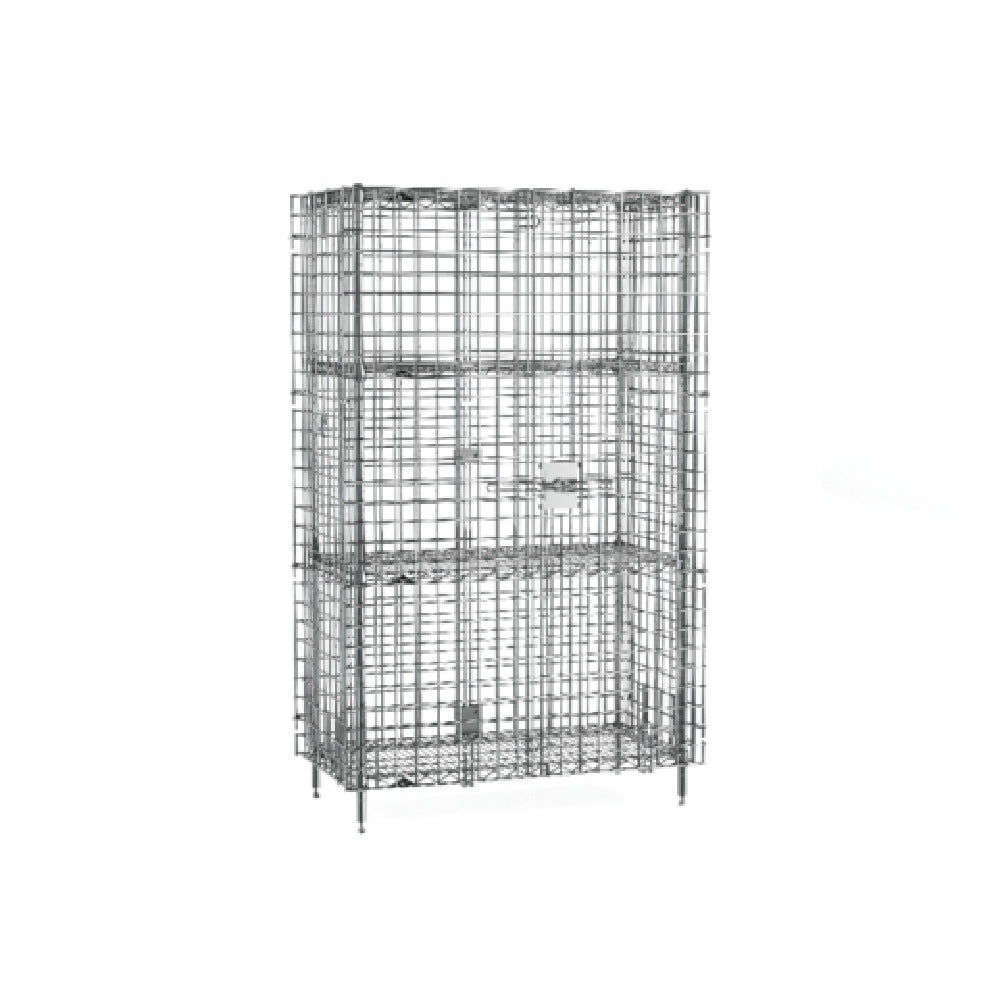 Metro SEC33C-2SE - Super Erecta® Security Unit, Stationary, Chrome Plated Finish