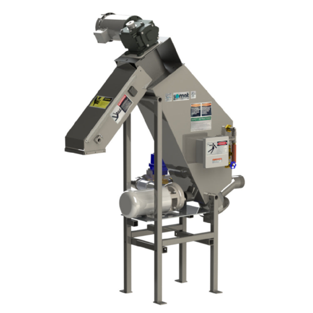Somat HE6 - Somat Extractor 6”, Remote Pulper, Processes Up To 1600 Lbs Waste Per Hour