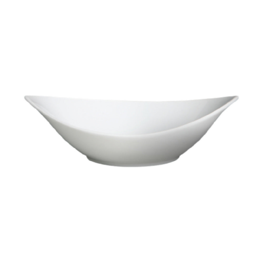 Cameo China 710-0601 Fusion Leaf Bowl 12 Oz. (360 Ml) 7" X 5-1/2" X 2-1/2"H (18 Cm X 14 Cm X 6.2 Cm)