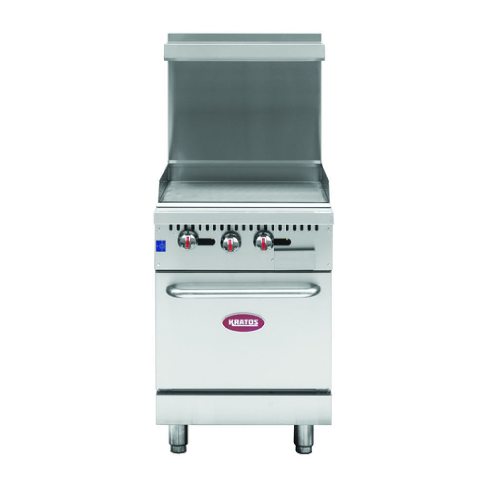 Hubert 196256 - Kratos 24" Range, LP Gas, 24" Griddle