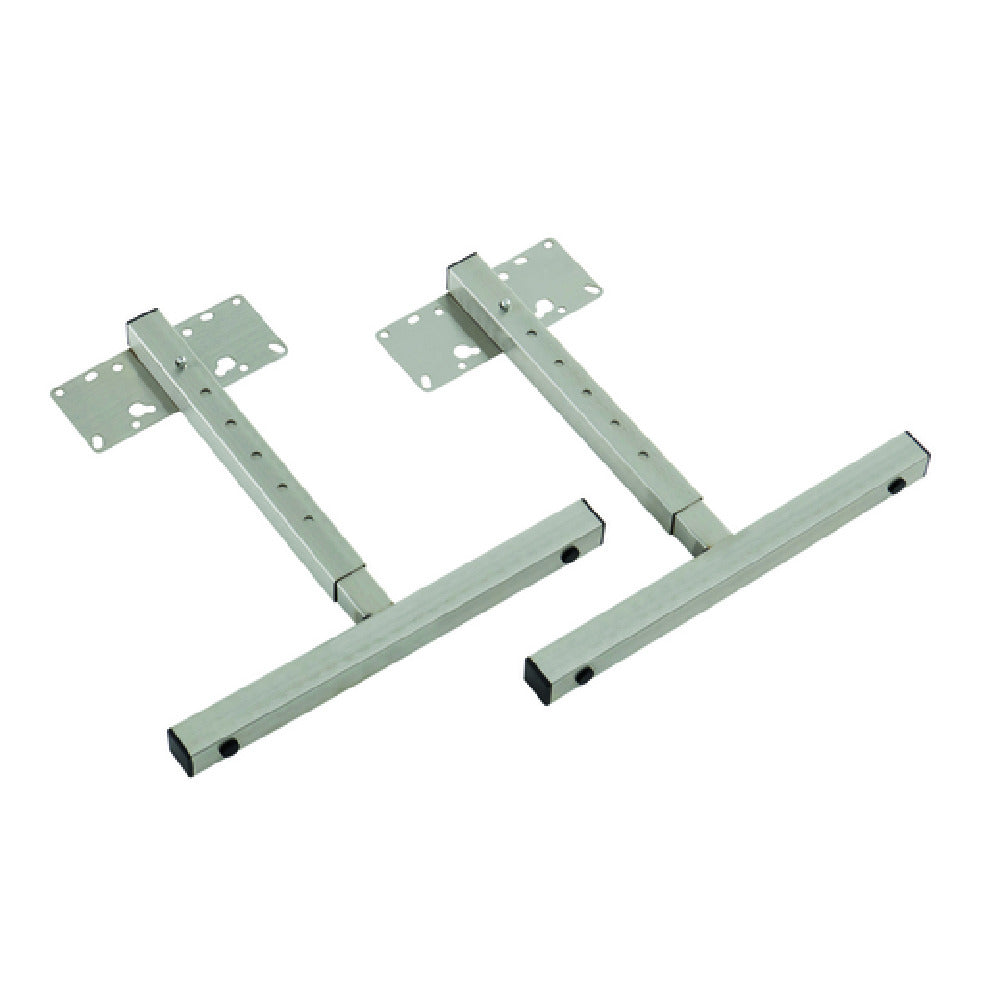 Hubert 104199 - Kratos 28W-533T-Style Legs, 12-3/16"D X 16"H, Adjustable Height From 10" To 16"