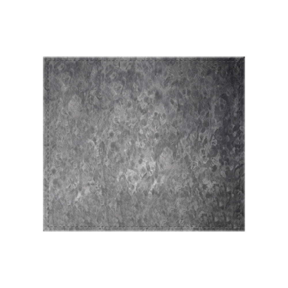 Risch TABLEMAT-MET 15X13 Brushed Metallic Faux-leather Table Mat (specify Color)