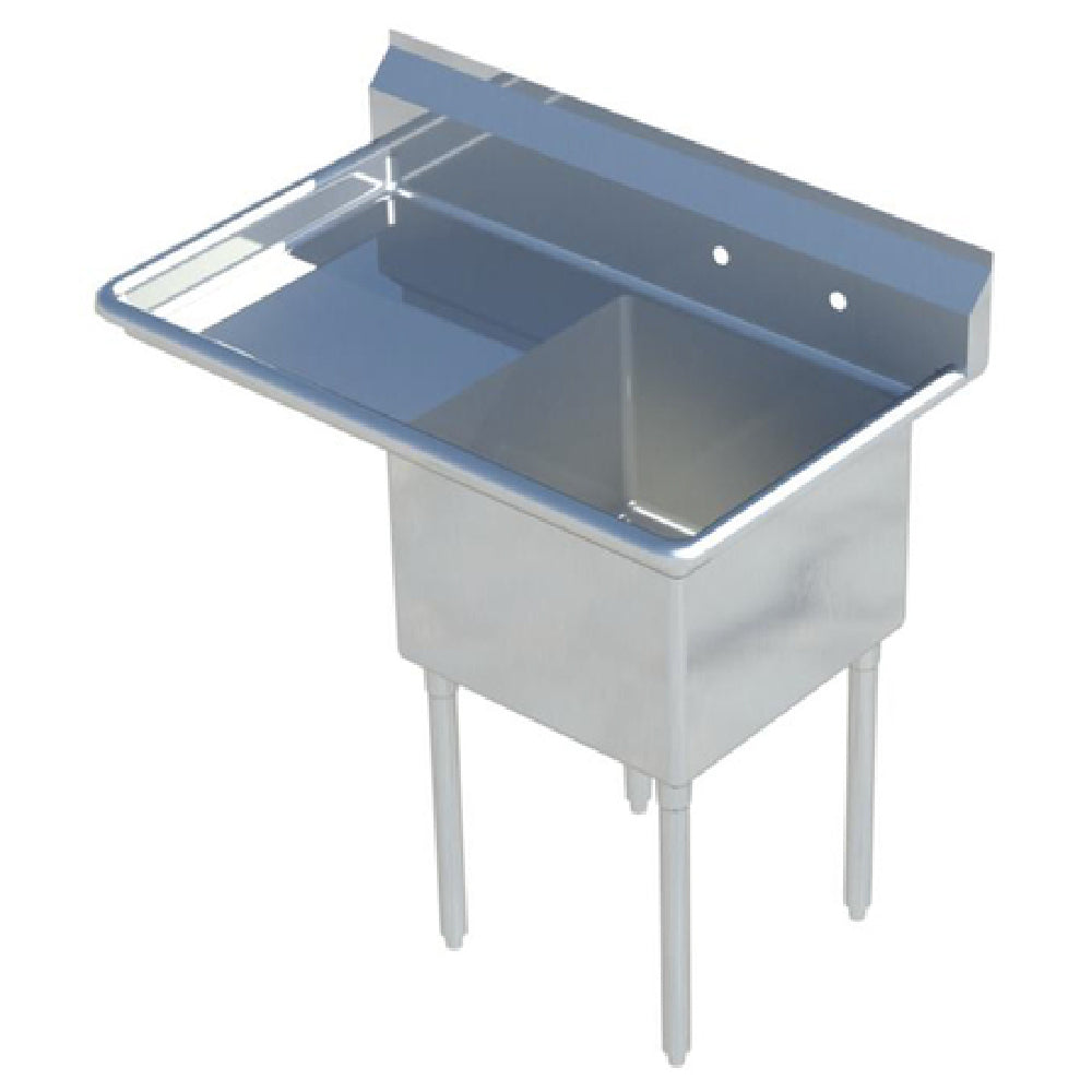 Sapphire Manufacturing SMS-1824-L24 Sink 1-compartment 44-1/2"W X 29-1/2"D X 44-1/4"H Overall Size