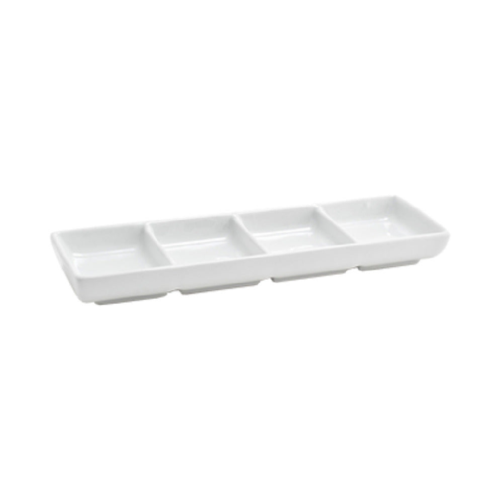 FOH DSD037WHP23 Dish 4 Compartments 1 Oz. Per Bowl