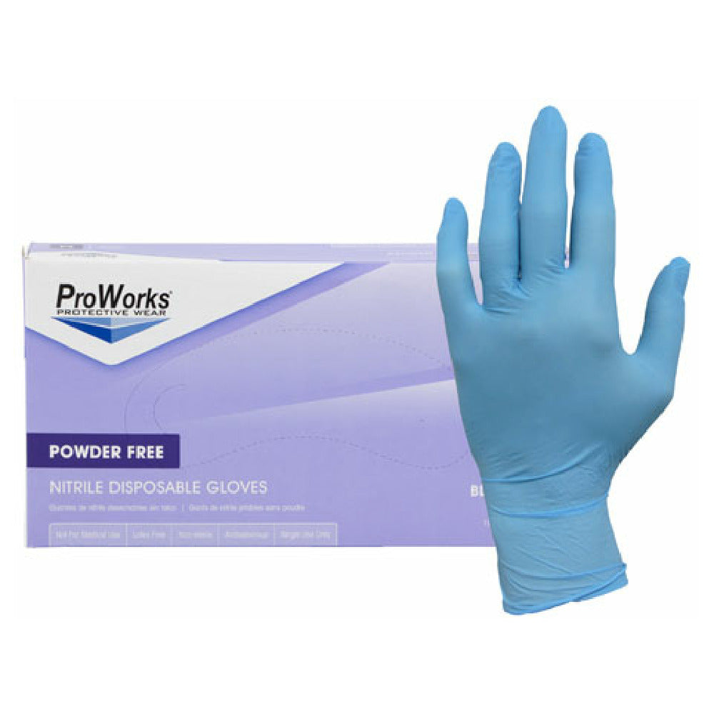 JMC Janitorial HOSPECO-GLN103FX - Nitrile Glove-Powder-Free, Extra Large, 3 Mil