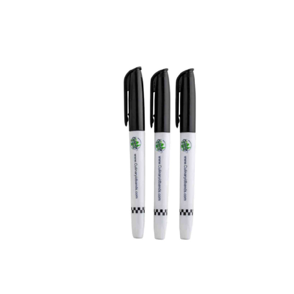 TableCraft Products 13093 - Writeable Black Markers, Set Of 3, Cash & Carry (1 Set Minimum Order)