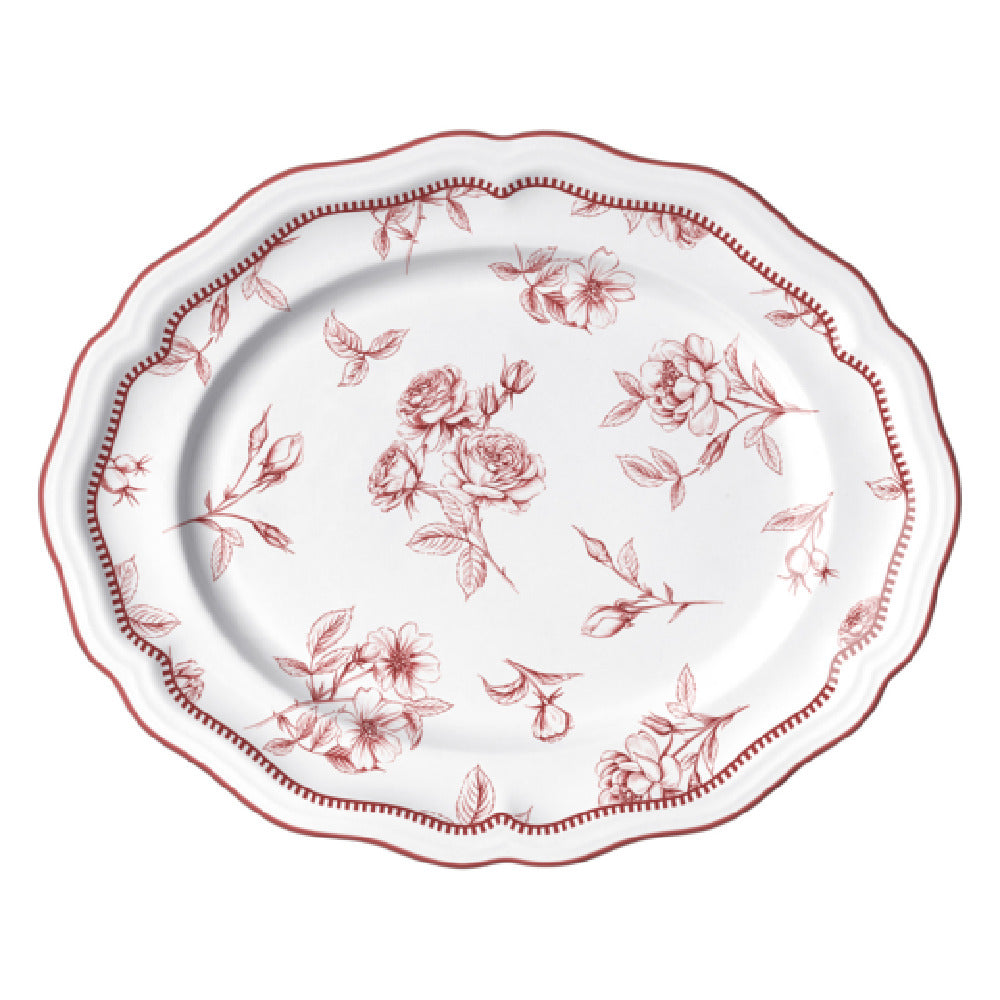 Steelite 62540FP817 Oval Platter 13.0" X 10.5" X 1.0" Adelina