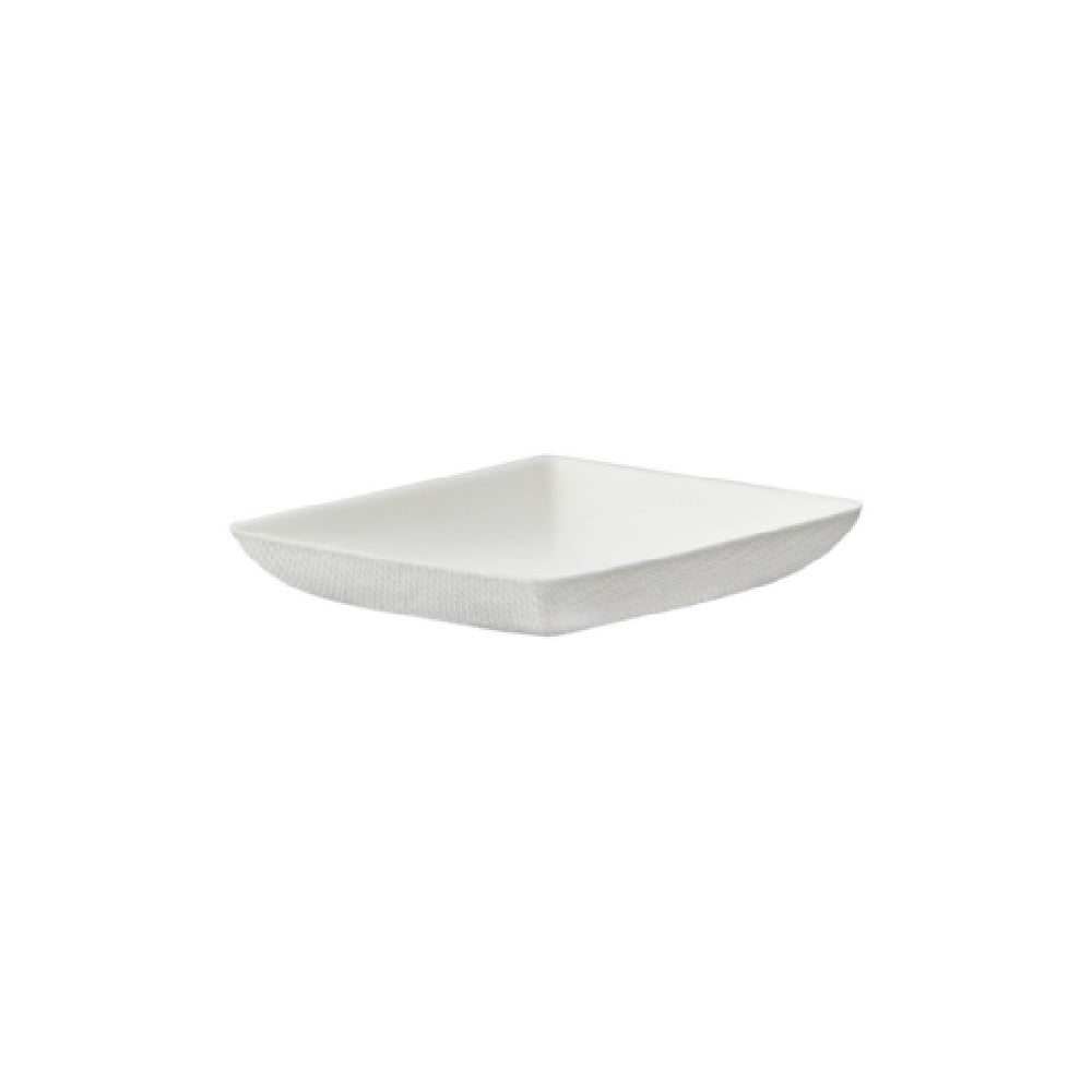 PacknWood 210BCHIC65F - Bio N Chic Mini Sugarcane Plate (No Added PFAs), 2.5"L X 2.5"W