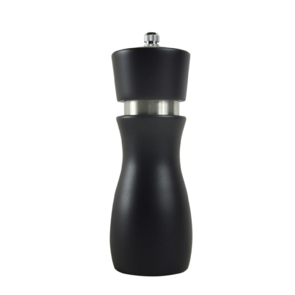 Thunder Group WDPM006BK Beechwood Pepper Mill 6"H Black