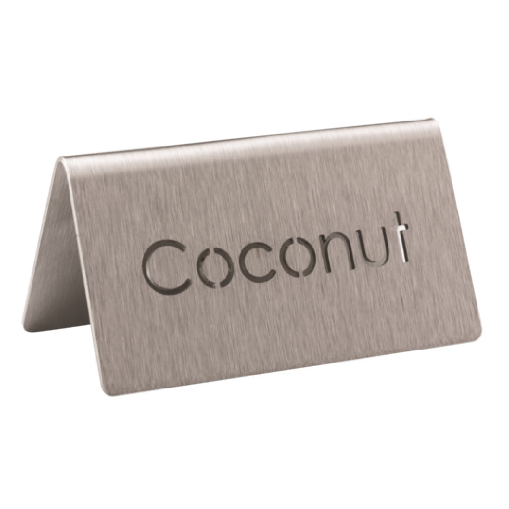 Service Ideas 1C-BF-COCONUT-MOD Service Ideas Laser Cut ID Tent Table Tent Coconut