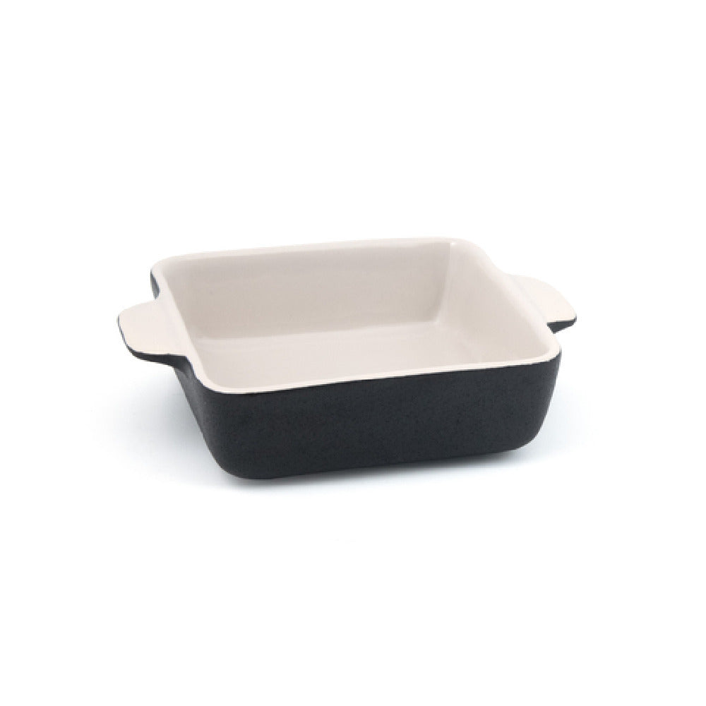 FOH DBO138BKC23 Kiln® Ovenware Dish 14 Oz. 6-1/4" X 5-1/4" X 1-3/4"