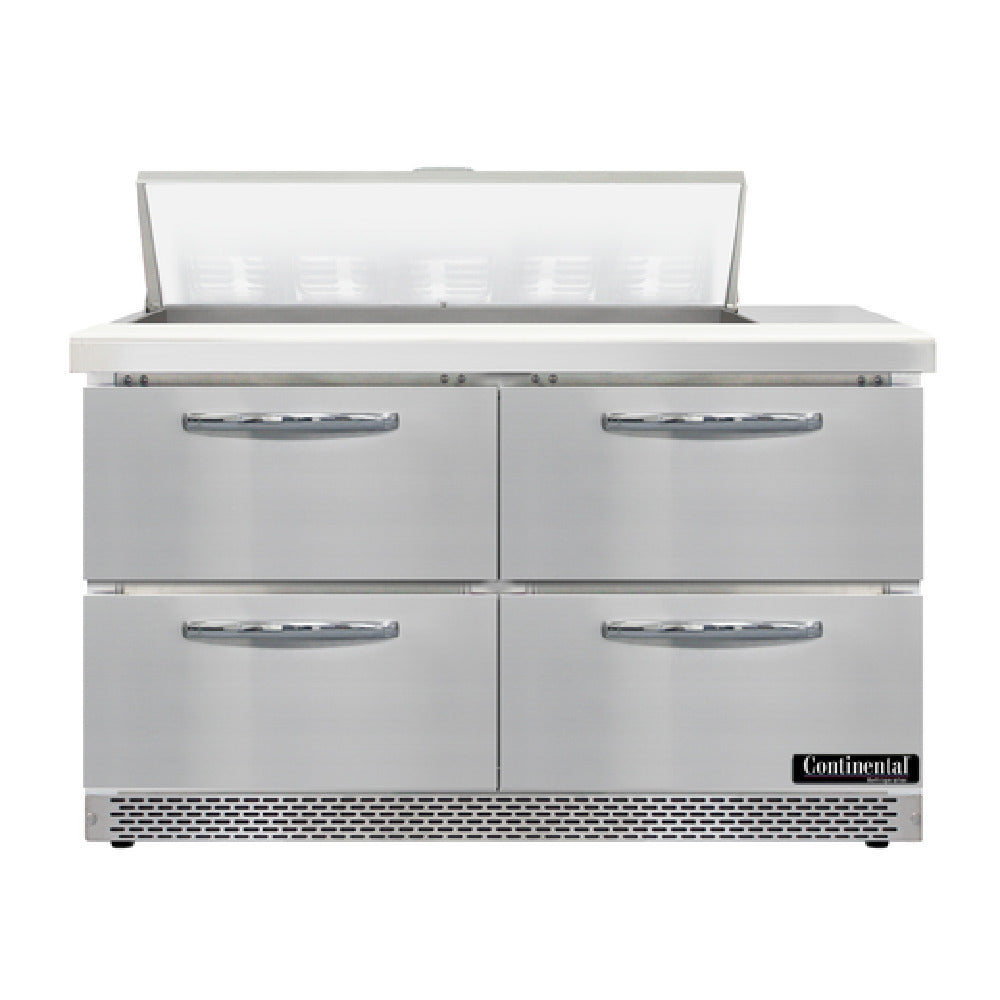 Continental Refrigerator D48N10-FB-D Designer Line Sandwich Unit Front Breather