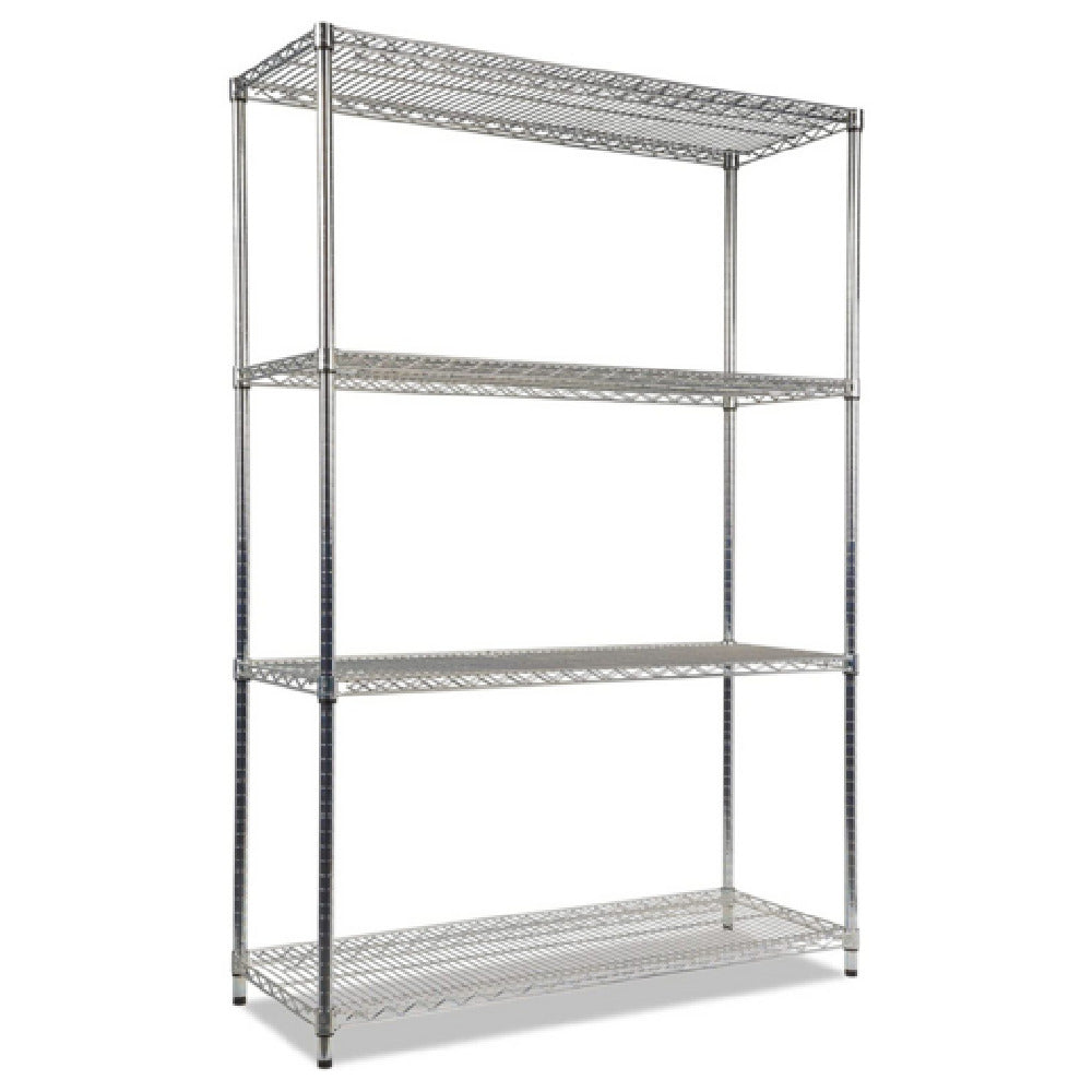 Sapphire Manufacturing SMWCSU18-48 Wire Shelving Set Shelf (18" X 48") Includes: (4) Sleeve Clips Per Shelf
