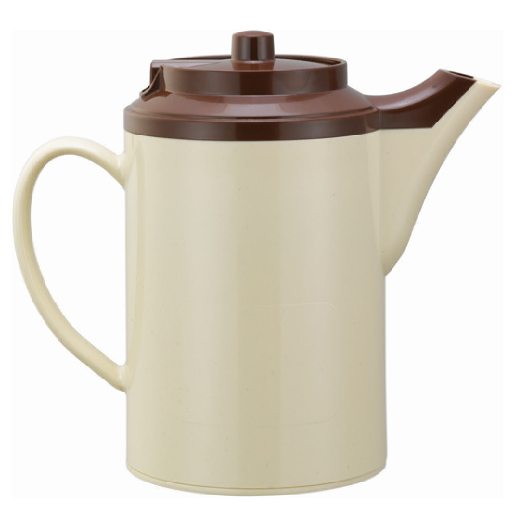 Service Ideas TS612ST/BR Service Ideas Teapot Plastic Double Wall