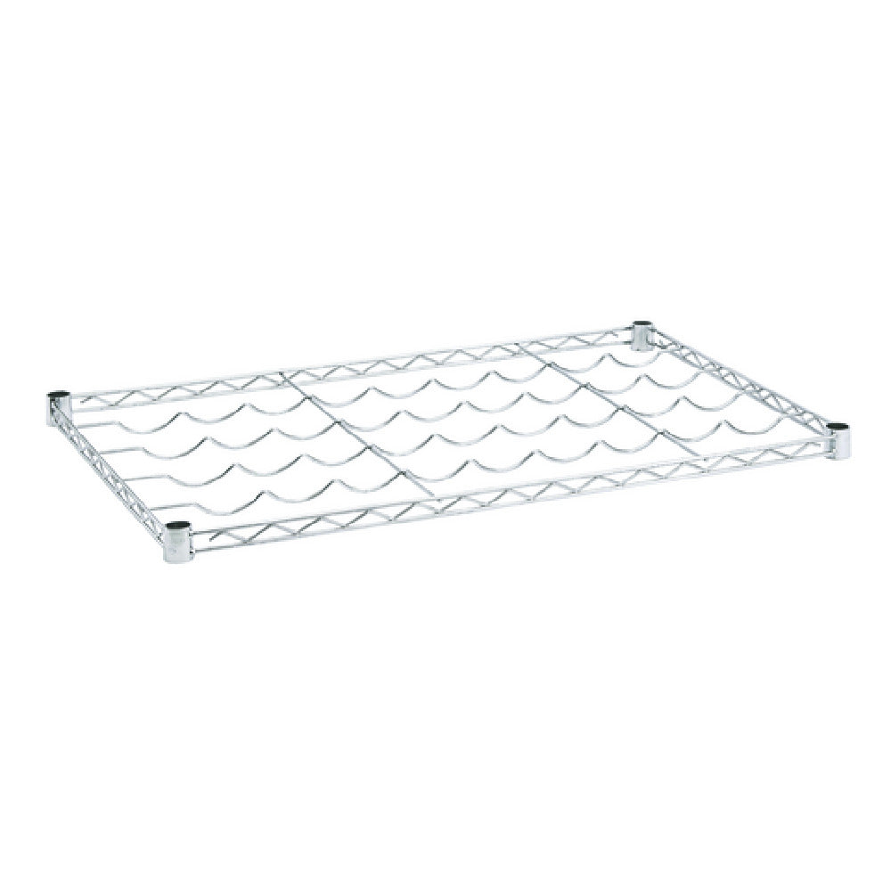 Hubert 18453 - Kratos Wire Wine Shelf, 36"W X 24"D, (16) Bottle