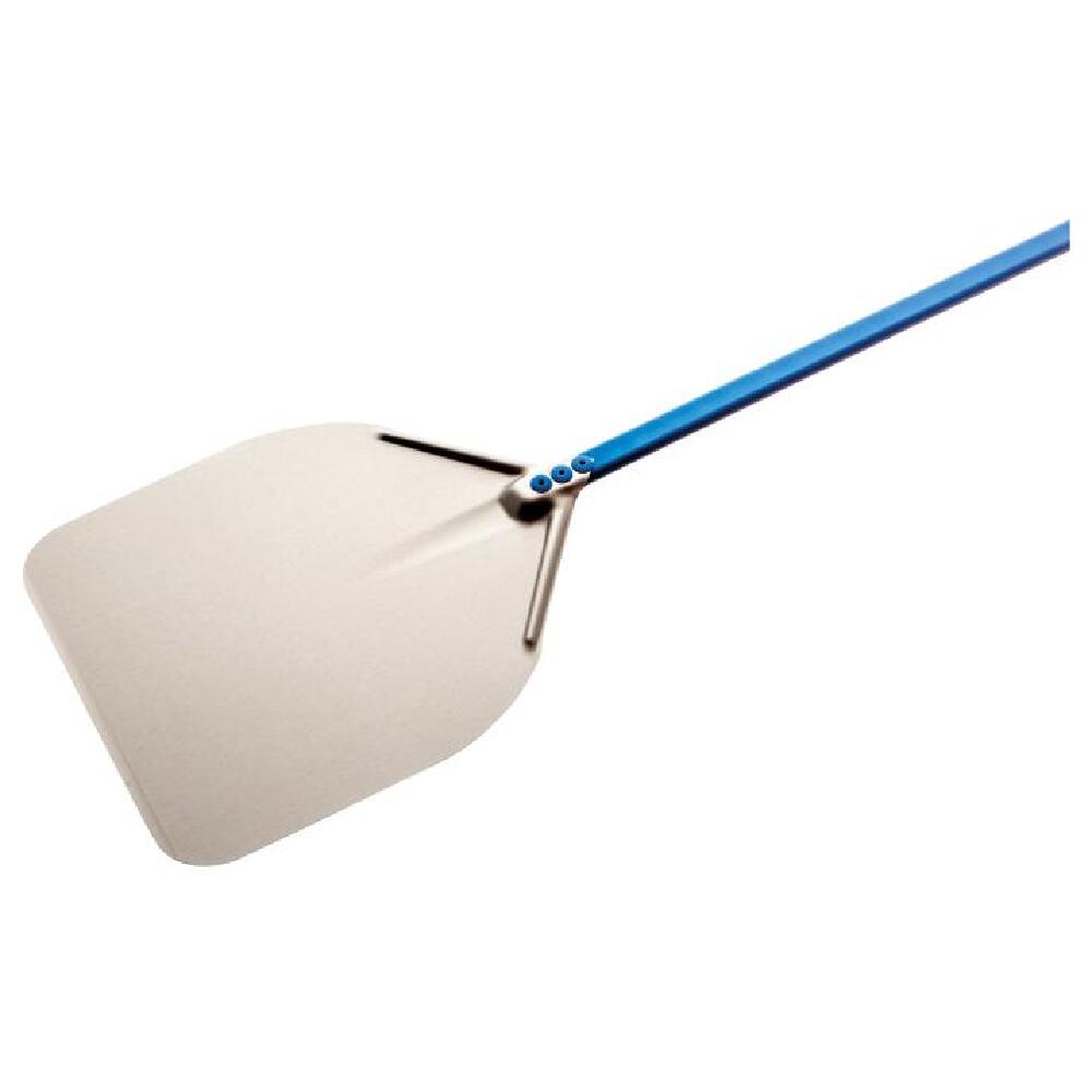 GI Metal A-32FX/120 - 2Smart Perforated Round Pizza Peel, 13" X 47", 61 Overall Length