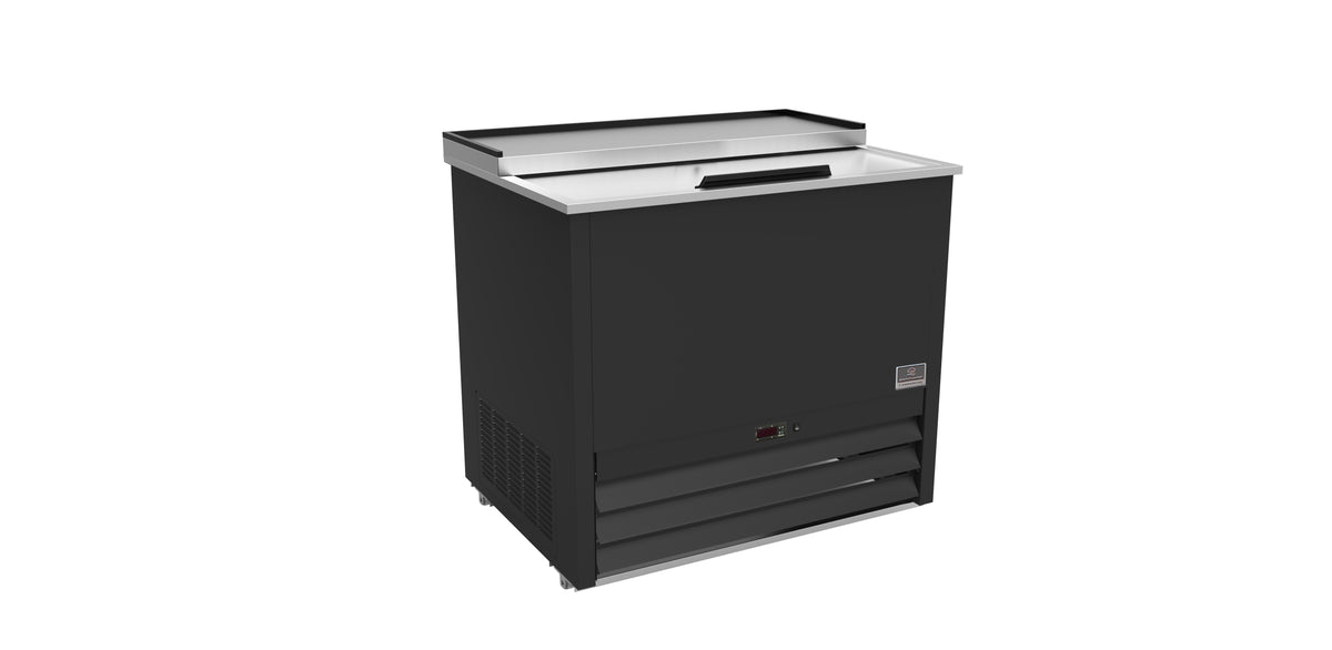 Kelvinator Commercial KCHGF36 (738328) 36" Wide Glass/mug/plate Froster With Slide Top. Exterior Back And Side Panels In Painted Steel