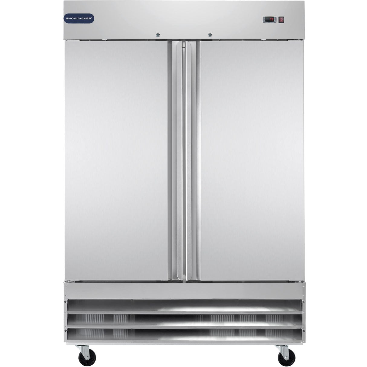 Showmaker S-2DF Reach-In Freezer 2 Swing Solid Door 54"W X 32.2"D X 82.5"H