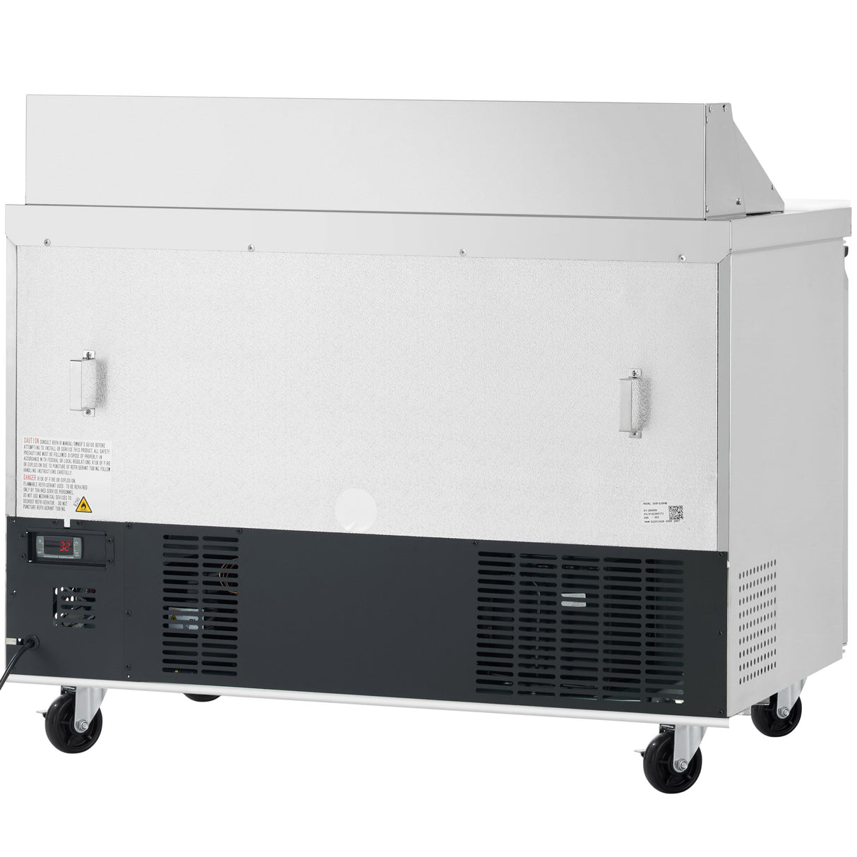 Showmaker S-SP48 Refrigerated Sandwich/Salad Prep Table 2 Solid Swing Doors 46.8"W X 29.5"D X 41.5"H