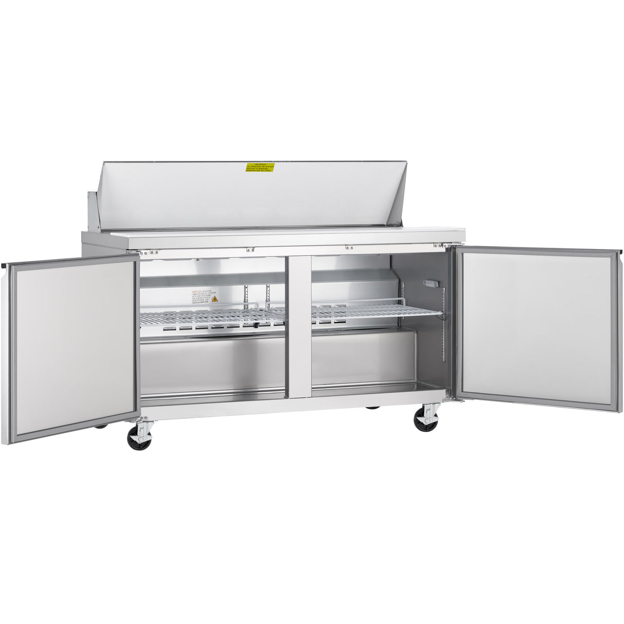 Showmaker S-SP60 Refrigerated Sandwich/Salad Prep Table 2 Solid Swing Doors 60.2"W X 29.5"D X 41.5"H