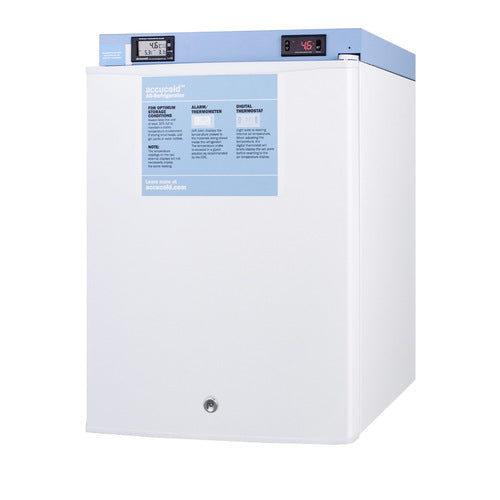 Summit FF28LWHMED2 Pharmaceutical Compact Refrigerator 18.5"W X 17.75"D X 26.63"H