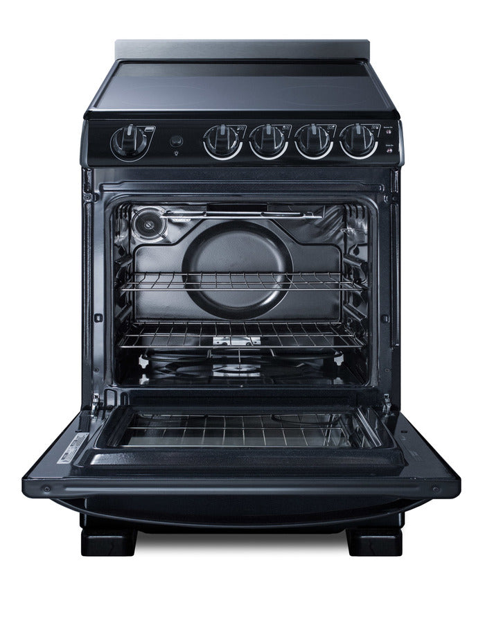 Summit REX2431BRT Electric Range 24"W 2.9 Cu.ft. Oven Capacity
